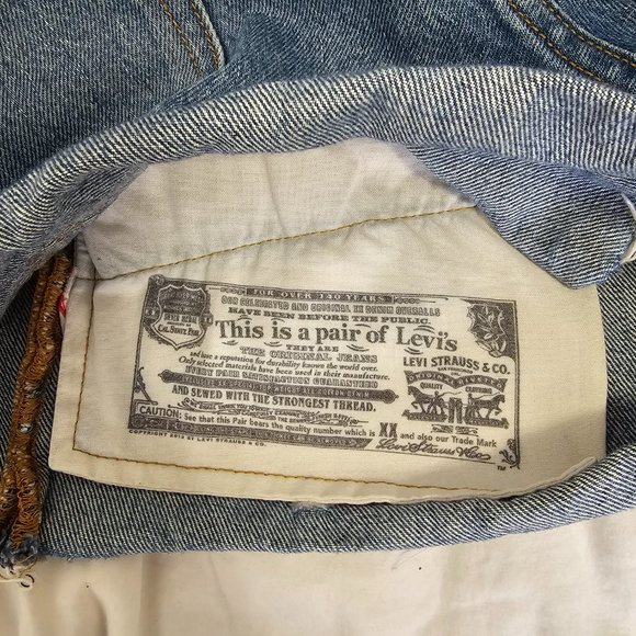 EUC Levi 501 Denim Shorts - Picture 4 of 6